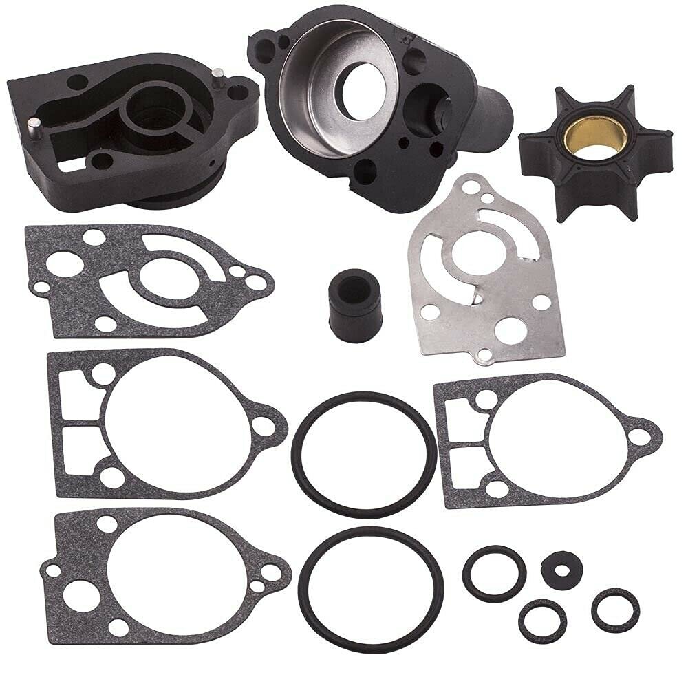 Water Pump Impeller Kit with Base for Mercury Marine Outboard Motor Replaces Mercruiser Mercury 46-77177A3, Sierra 18-3324