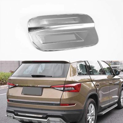 Momoap/ABS Chrome Auto Fuel Filler Door Cover Gas Tank Cap Decoration Cover Trim Compatible For Skoda Kodiaq 2017-2020