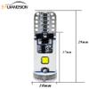 Ruiandsion 10pcs 194 LED Light Bulb 12-24V Super Bright LED Chipsets 168 2825 W5W T10 Wedge LED Replacement Bulbs Canbus Error Free for Car Door Courtesy License Plate Lights,White view 2