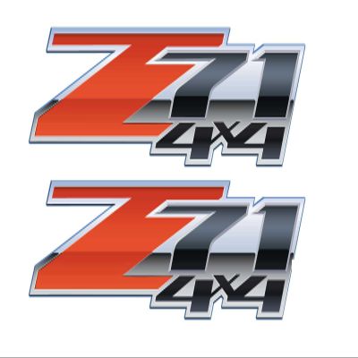GMC Sierra Z71 4X4 Bedside Decals 2007-2013 Set of 2 GM Licensed