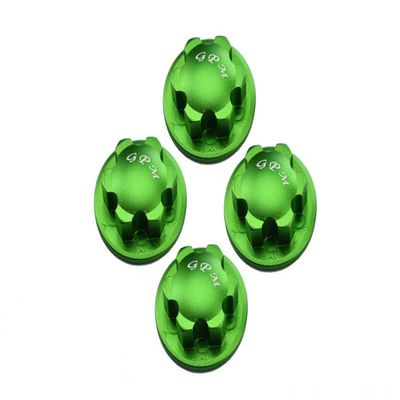Aluminum Wheel Lock for 1:8 Arrma KRATON 6S / Outcast 6S / Notorious 6S / Typhon 6S / Talion 6S / KRATON 6S V5 / Notorious 6S V5 / 1:10 SENTON 6S - 4Pc Set Green