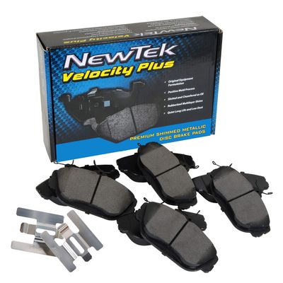 SMD1010H Front Semi-Metallic Brake Pads and Hardware