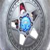 Aluminum Wheel Lock for 1:8 Arrma KRATON 6S / Outcast 6S / Notorious 6S / Typhon 6S / Talion 6S / KRATON 6S V5 / Notorious 6S V5 / 1:10 SENTON 6S - 4Pc Set Gray Silver view 2