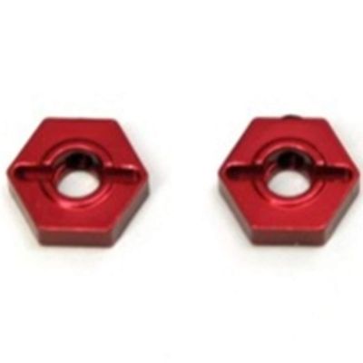 STRC Aluminum Front Hex Adapters (1 Pair) Red : Granite/Raider/XL/Vorteks/Fury