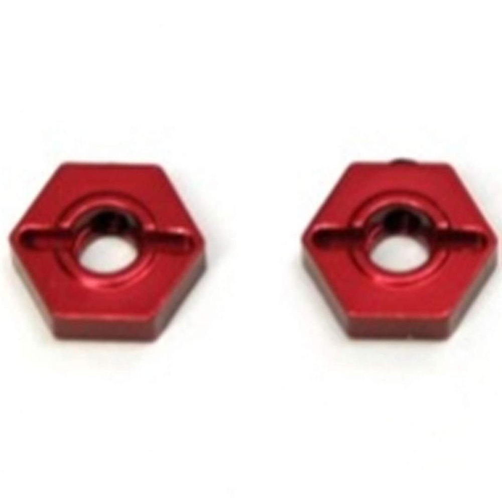 STRC Aluminum Front Hex Adapters (1 Pair) Red : Granite/Raider/XL/Vorteks/Fury