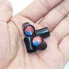 4 Pcs/Set Car Styling Zinc Alloy America National Flag Car Tire Valve Caps Wheel Tires Tire Stem Air Cap Airtight Covers (Black) view 3
