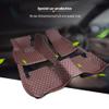 MAITE Custom Car Floor Mat Fit for Le.xus RC RC200t RC250 RC300 RC350 2016 2017 2018 Full Surrouded XPE Leather Waterproof Carpets Mats Black with Beige Stitching view 3
