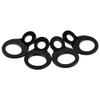 4-Pack Dirt Bike Tie Down Strap Rings, Motorcycle Handlebar Soft Loop Anchors for Truck Pickup Trailer Transport, Fits Coated Hooks view 1