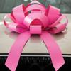 BigBows Giant Pink 30 inch Magnetic Car Bow, Weather Resistant Vinyl view 1