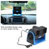 Auto Car Vehicle Air Fan Cooler, DC 12V ABS Electric Cooling Fan, Mini, Adjustable Speed, Silent Air Cooler, Universal view 4