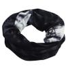 Obacle Half Face Mask - Sun Dust Wind Protection, Durable Tube Mask with Bandana Style, Skull Skeleton Design - Silver White with Neat Teeth, Unisex - Bike Riding, Motorcycle, Fishing, Hunting view 4
