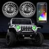 XKGLOW XK-7IN-JP-KIT-JL 2pc 7in App Control RGB Wrangler JL Headlight Kit with Mounting Brackets view 1