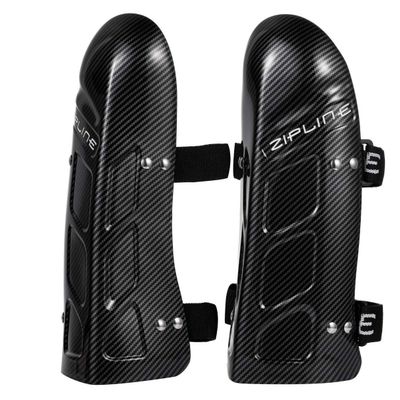 Zipline Racing Ski Shin Guard (Carbon, Medium - 11")