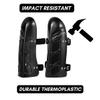 Zipline Racing Ski Shin Guard (Carbon, Medium - 11") view 2