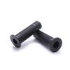 BHYShop Retro Handlebar Hand Grips Rubber Anti-Slip 22mm 25mm Handle for Universal Motorcycle Harley Honda Kawasaki (Black, 7/8") view 1