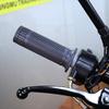 BHYShop Retro Handlebar Hand Grips Rubber Anti-Slip 22mm 25mm Handle for Universal Motorcycle Harley Honda Kawasaki (Black, 7/8") view 2