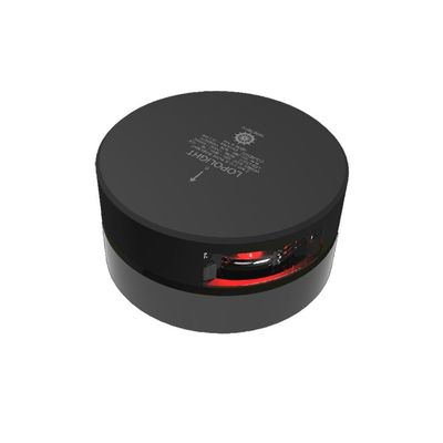 Lopolight Series 301-009 - Port Sidelight - 2NM - Horizontal Mount - Red - Black Housing