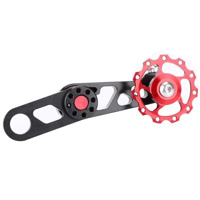 Single Speed Bike Chain Tensioner,Folding Bike Chain Stabilizer Rear Derailleur Chains Guide Single Speed Adjuster Accessory