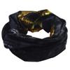 Obacle Skull Skeleton Face Mask - Half Sun Dust Wind Protection, Durable Tube Bandana for Men Women Bike Riding Motorcycle Fishing Cycling (Skull Geometry Gold Face Open Mouth) view 4
