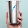 Transparent Decal Stickers of Lightning (Azure Blue) Premium Waterproof Vinyl Decal Stickers for Laptop Phone Accessory Helmet Car Window Mug Tuber Cup Door Wall Decoration ANDauto011236BEd view 4