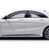 Dawn Enterprises FE-CLA-14 Painted Body Side Molding Compatible with Mercedes CLA - Night Black (056/0056) view 2