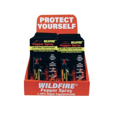 12 WildFire 1.4% MC 1/2 oz keychain with Counter Display