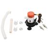 Amarine Made Marine Portable Livewell Aeration Pump System Pump Aerator 350 GPH for Boats Coolers Buckets Ice Chest with Aerator Tube,Hosepipe,Clips,Suction Cup Base view 3