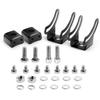 Nilight 2PCS Mounting Base Bracket LED Light Bar Slide Mount Bracket 2 Years Warranty (90034B),Black view 1