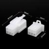 X AUTOHAUX 10 Sets 6 Pin 2.8mm Car Automotive Electrical Wire Connector Male Female Housing view 3