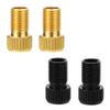 Qkurt 4pcs Presta to Schrader Bike Valve Adaptor, Aluminum Alloy Adapter Converter Bicycle Valve view 1