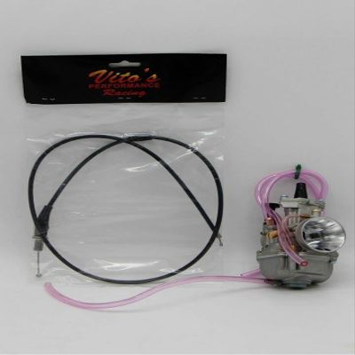 fits Yamaha Blaster 28MM 28 Mil Larger Carb Carburetor Kit With Vito's Cable PWK