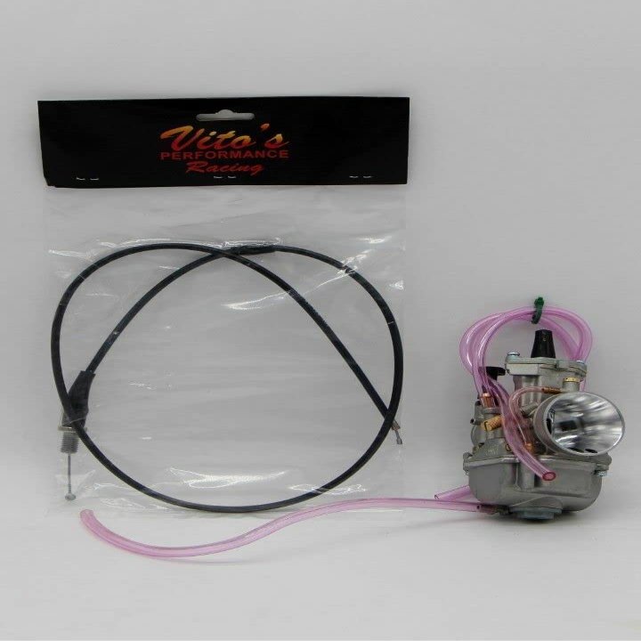 fits Yamaha Blaster 28MM 28 Mil Larger Carb Carburetor Kit With Vito's Cable PWK