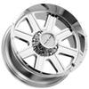 Raceline Wheels 940C HOSTAGE Wheel Chrome 20X9"8X165.1 Bolt Pattern 0mm Offset/(5"B/S) 8 Spoke Aluminum Passenger Car Wheels, Full Size Replacement Chrome Car Rims view 2