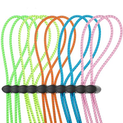 Frienda 10 Sets Goggle Bungee Straps for Swim,Adjustable Replacement Bungee Cord Swimming Goggle Strap with Lock Clamp(Green, Blue, Pink, Yellow, Orange)