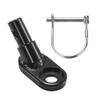 2PCS Universal Bike Trailer Hitch Aluminum Alloy Linker Bicycle Trailer Hitch Adapter Attachment Black view 1