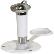 Scandvik Recessed Transom Shower Original Design (Color: White, Option: 13' Hose)