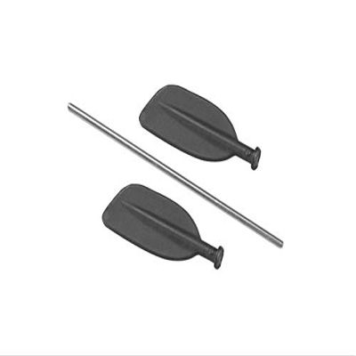 R/C Scale Accessories : Paddle For Canoe For 1:10 Crawlers - 3Pc Set Black