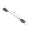 R/C Scale Accessories : Paddle For Canoe For 1:10 Crawlers - 3Pc Set Black view 2