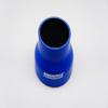 Autobahn88 Automotive Silicone Hose Coupler, Reducer Coupler, ID= 2.38" to 2" (60 to 51mm), Length 3.3" (85mm), Wall Gauge= 0.16" (4mm), 3-Ply, Blue view 1