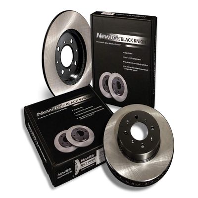 31261E Rear Premium Black E-Coat Rotor Pair of 2