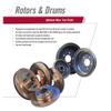 31261E Rear Premium Black E-Coat Rotor Pair of 2 view 3