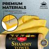 Premium 2pk Mini +1 Free Shammy Cloth for Car Drying - 17x13 - Super Absorbent Chamois Towel for Car - Scratch-Free, Reusable & Soft Cleaning Towel view 4