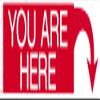 You are Here - Magnetic Bumper Sticker/Decal Magnet (11.5" X 3") view 1