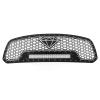 APS Black Sheet Grille Rivets LED for 1500 13-18 & Classic 19-21 Upper view 2