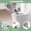 JAXPETY 5.3 Gallon Camping Toilet Portable Travel Toilet w/Sealing Slide Valve, Anti-Leak Water Pump, Carry Handle, Large Capacity Waste Tank for Car, Boat, Truck (20L Gray) view 2