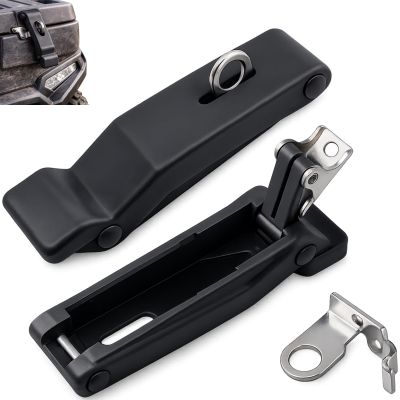 Front Storage Rack Latch Flexible Draw 2877447 Compatible with Polaris Sportsman 500 550 800 850 1000 Boat Compartment Cargo Box Rack Rubber Latch, 2 Pack