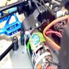 X-Rider 1/8 Flamingo RC Tricycle Upgrade Parts Aluminum Motor Mount With Heat Sink Fins - 1Pc Set Blue view 4