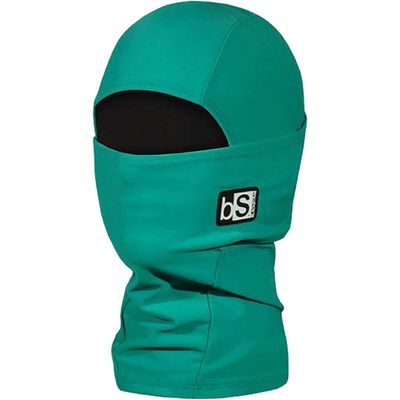 BLACKSTRAP Kids' Expedition Hood Dual Layer ExoHinge Balaclava Ski Mask, Helmet Compatible, Maximum Warmth and Comfortable for Kids, [Jade]