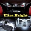 12Pc Super White 6000k Car Interior LED Light Bulb Kit Pack Compatible for 1995-2003 Mazda Protege view 3