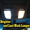 12Pc Super White 6000k Car Interior LED Light Bulb Kit Pack Compatible for 1995-2003 Mazda Protege view 4